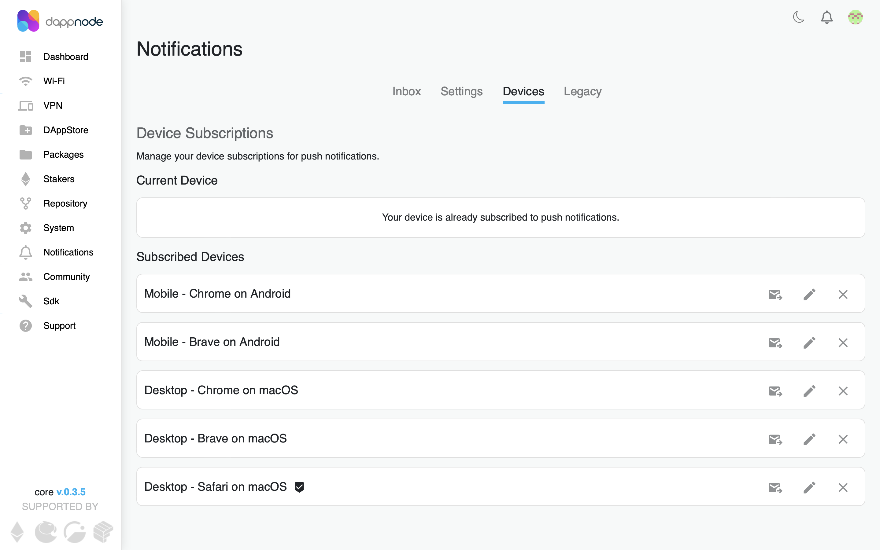 Notifications-devices